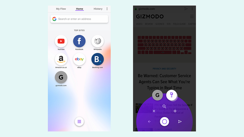 Opera Touch on iOS